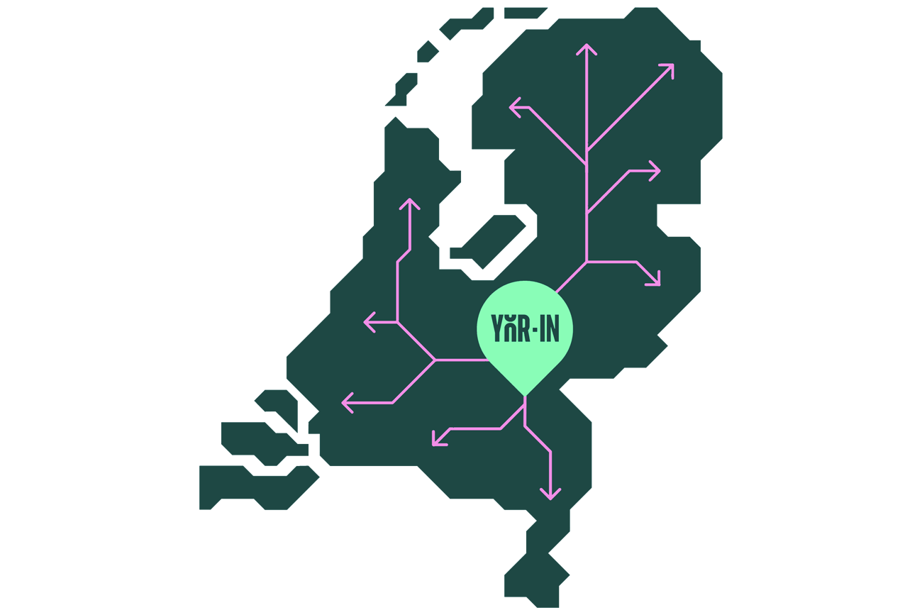 Landkaart Yor In Liggend Transparant