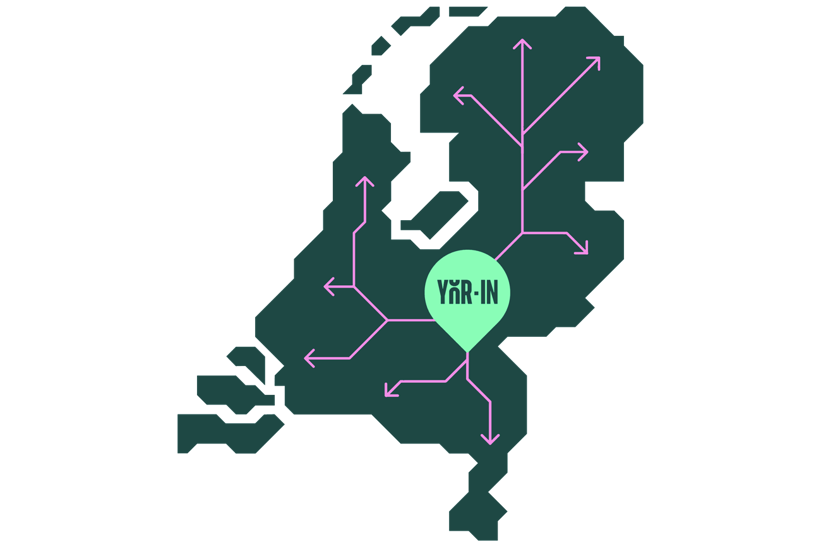 Landkaart Yor In Liggend Transparant
