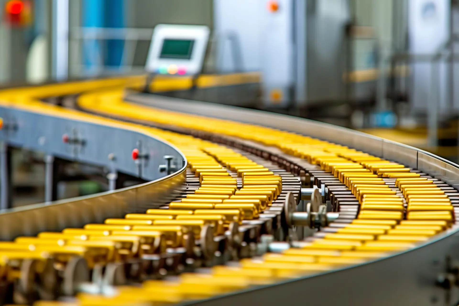 Industrial Symphony Inside Fascinating World Factory Production Conveyor Belt